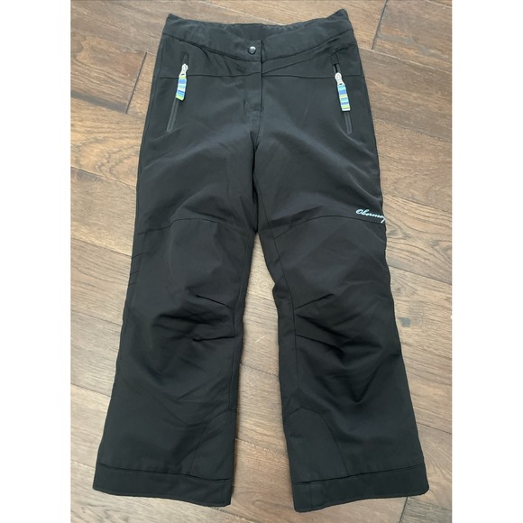 Obermeyer Brooke Girl's Size (12) Juniors Black Snow Pants EWS System - Picture 1 of 7